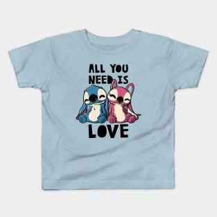 All You Need Is Love Cute Lover Gift Kids T-Shirt